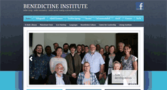 Desktop Screenshot of benedictine-institute.org